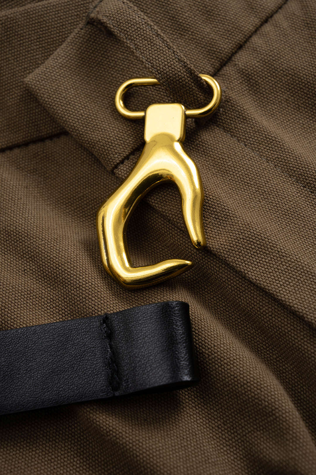 Plus Size Metallic Asymmetrical Trousers - Image 3