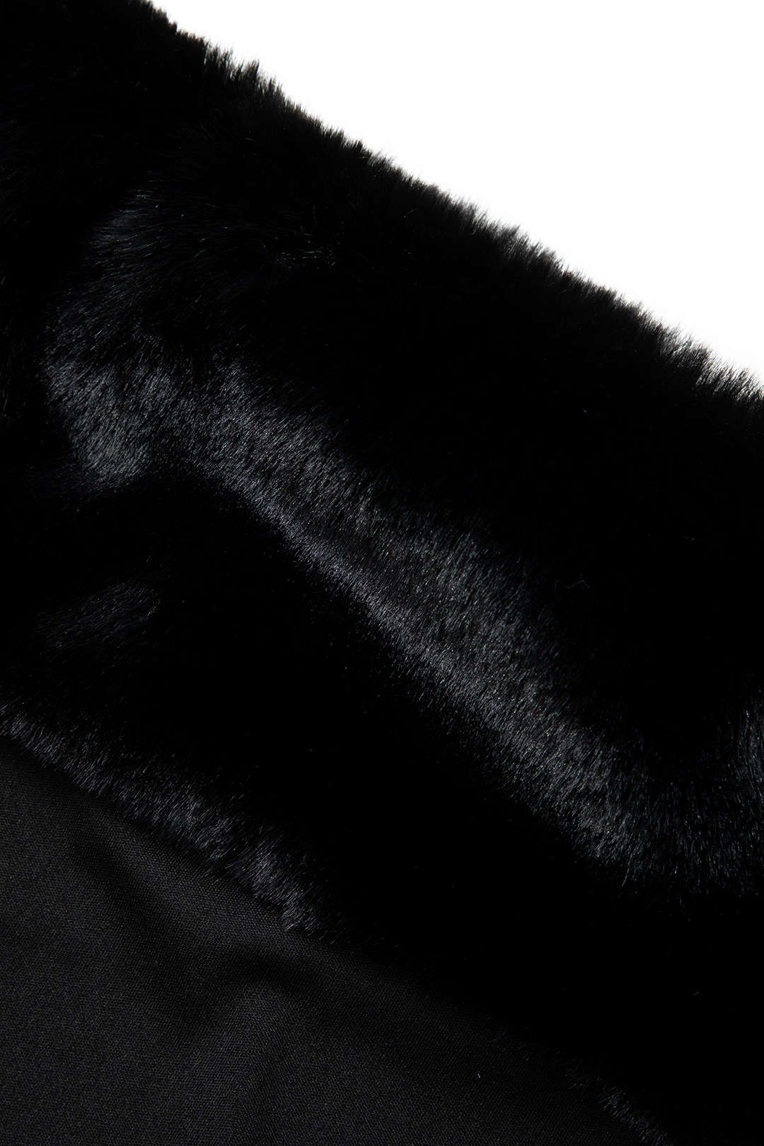 Faux Fur Trim Off Shoulder Midi Dress - Image 4