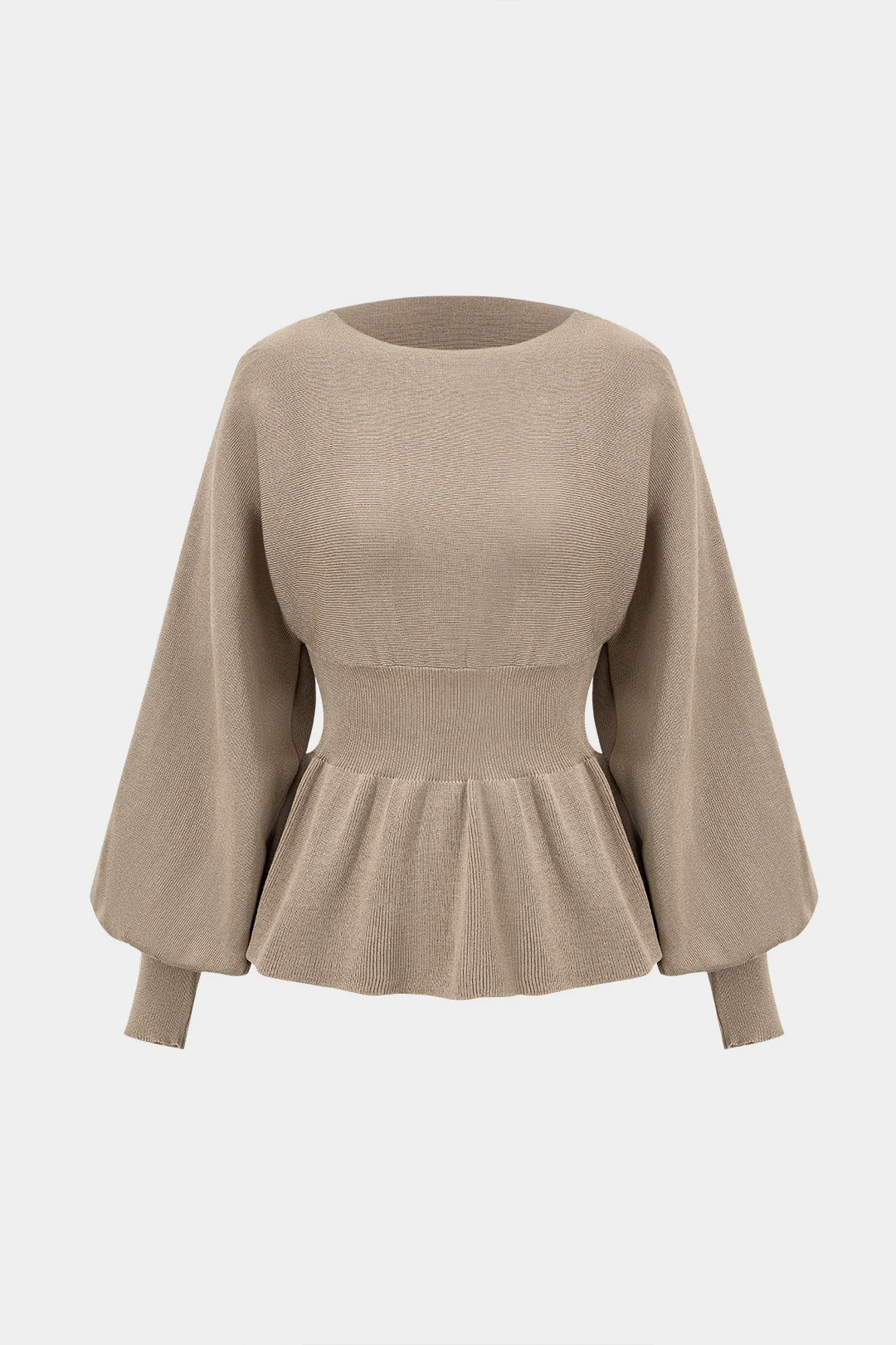 Knit Gigot Sleeve Top And Skirt Set - Image 2